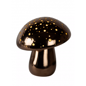 Lucide Fungo - tafellamp - 26,5 x 27 x 29 cm - zwart chroom