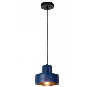 Lucide Ophelia - hanglamp - Ø 20 x 150 cm - blauw