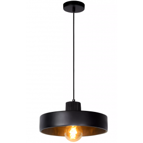Lucide Ophelia - hanglamp - Ø 35 x 151,5 cm - zwart