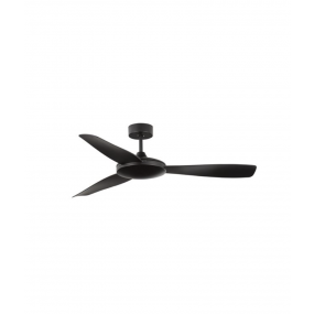 Nova Luce Blaire - Plafondventilator met afstandsbediening - Ø 132 x 42 cm - 38W incl. - zwart 