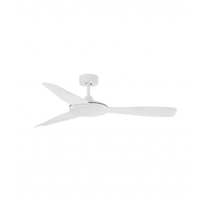 Nova Luce Blaire - Plafondventilator met afstandsbediening - Ø 132 x 42 cm - 38W incl. - wit 