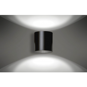Emibig Axo - wandverlichting - 11 x 14 x 12 cm - zwart