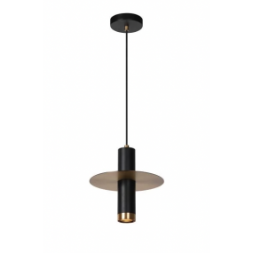Lucide Selin - hanglamp - Ø 25 x 156 cm - IP44 - zwart