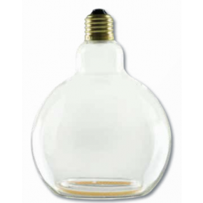 Segula LED lamp - Floating Globe - Ø 12,5 x 16,5 cm - E27 - 6,2W dimbaar - dim to warm 2000 tot 2700K - transparant 