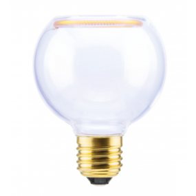 Segula LED lamp - Floating Globe - Ø 8 x 10,5 cm - E27 - 4W dimbaar - 2200K - transparant