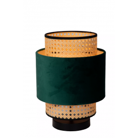 Lucide Javor - tafellamp - Ø 23 x 30 cm - groen 