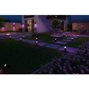 Calex Smart Garden Post - dimfunctie en instelbare lichtkleur via app - Ø 7,6 x 44,5 cm - 4W LED incl. - IP54