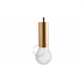 Zangra - hanglamp - ⌀ 4,5 x 10 cm - messing
