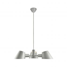 Design for the People Stay 3-Spot - hanglamp - Ø 60 x 19,4 cm - grijs