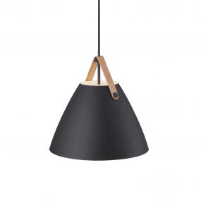 Design for the People Strap 36 - hanglamp - Ø 36 x 43,75 cm - zwart