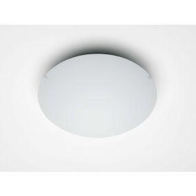Brilliant Rhodos - plafondverlichting - 25 x 25 x 10 cm - wit
