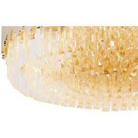 Maxlight Trend - plafondverlichting - Ø 60 x 22 cm - goud