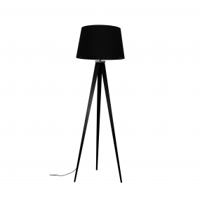 Artdelight Triad - staanlamp - 135 cm - zwart
