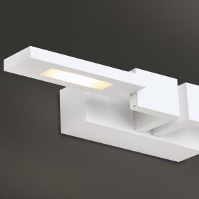 Maxlight Rico - wandverlichting - 35 x 8 x 4 cm - 2 x 3W LED incl. - wit