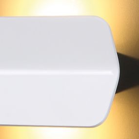 Maxlight Tigra - wandverlichting - 20 x 7 x 12 cm - 2 x 3W LED incl. - wit