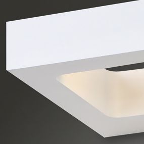 Maxlight Salvador - wandverlichting - 13 x 14 x 3 cm - 4W LED incl. - IP54 - wit