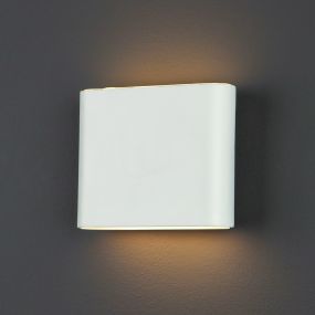 Maxlight Zone - wandverlichting - 11 x 3 x 9 cm - 2 x 3W LED incl. - wit