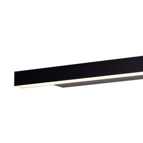 Maxlight Linear - wandverlichting - 57 x 10 x 4,5 cm - 18W LED incl. - IP44 - zwart