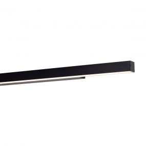 Maxlight Linear - wandverlichting - 113 x 10 x 4,5 cm - 36W LED incl. - IP44 - zwart