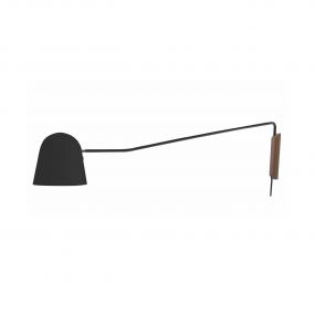 Artdelight Sensa - wandverlichting met snoerschakelaar - 118 x 20 cm - zwart