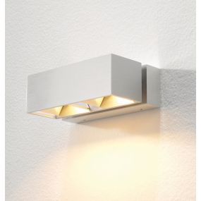 Artdelight BfeldII - buiten wandverlichting - 18 x 11 x 6 cm - 4 x 3W LED incl. - IP54 - aluminium