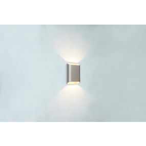 Artdelight Diaz Small - wandverlichting - 4 x 10 x 15 cm - 2 x 3W LED incl. - IP54 - champagne