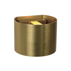 Artdelight Gyro - wandlamp - 9,7 x 13 x 11,2 cm - mat goud 