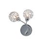 Virgo wandlamp - chroom
