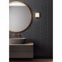 Lucide Jelte - wandverlichting - 12 x 15 x 12 cm - IP44 - zwart en opaal