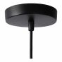 Lucide Extravaganza Chimp - hanglamp - Ø 18 x 185 cm - zwart en goud
