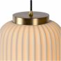 Lucide Gosse - hanglamp - Ø 19,5 x 170 cm - wit