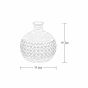 Lucide Tiesse - tafellamp - Ø 19,6 x 19,2 cm - wit
