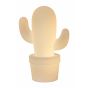 Lucide Cactus - buiten tafellamp - 33 cm - 2W dimbare LED incl. - IP44 - wit