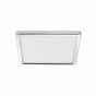 Nordlux Oja - badkamer plafondverlichting - 30 x 30 x 2,5 cm - 3 stappen Moodmaker SceneSelect functie - 14,5W LED incl. - IP54 - chroom/wit