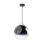Lucide Jazzlynn - hanglamp - Ø 30 x 160 cm - rookgrijs en zwart