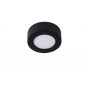 Lucide Brice-Led - plafondverlichting - Ø 11,7 x 3,9 cm - 8W dimbare LED incl. - IP44 - zwart 