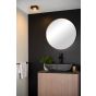 Lucide Brice-Led - plafondverlichting - 10,8 x 10,8 x 3,9 cm - 8W dimbare LED incl. - IP44 - zwart