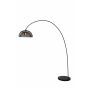 Lucide Mesh - staanlamp - 200 cm - zwart