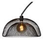 Lucide Mesh - staanlamp - 200 cm - zwart