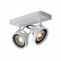 Lucide Tala LED - opbouwspot 2L - 28 x 12 x 20 cm - 2 x 12W dimbare LED incl. - wit