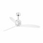 Faro Deco Fan - plafondventilator met afstandsbediening - Ø 128 cm - chroom en transparant