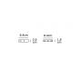 VK Lighting - magnetisch railsysteem - startvoeding voor magnetisch profiel - 8,4 x 1,8 x 2,6 cm - zwart
