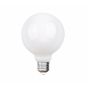 iDual LED-lamp met afstandsbediening - Ø 9,5 x 14 cm - E27 - 9W dimbaar - 2200K tot 6500K - melkglas