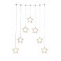 Konstsmide kerstverlichting - decoratieve sterren - 72 x 1,2 x 118 cm - IP44 - transparant
