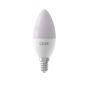 Calex Smart LED lamp - Ø 3,7 x 11,4 cm - E14 - 5W - dimfunctie en instelbare lichtkleur via app - RGB+W
