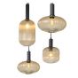 Lucide Maloto - hanglamp - 130 x 30 x 150 cm - amber