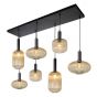 Lucide Maloto - hanglamp - 130 x 30 x 150 cm - amber