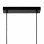 Lucide Baskett - hanglamp - 107 x 23 x 175 cm - zwart en licht hout