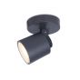 Lutec Explorer - buiten wandlamp - 10 x 13 x 11 cm - 5,9W LED incl. - IP54 - donkergrijs