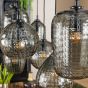 Vico Hexagon - hanglamp - 90 x 30 x 150 cm - fumé